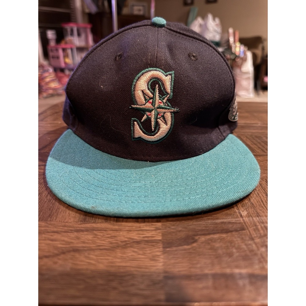 Seattle Mariners Ken Griffey Jr Number Retirement‎ 7 New Era Hat 59 FIFTY Cap